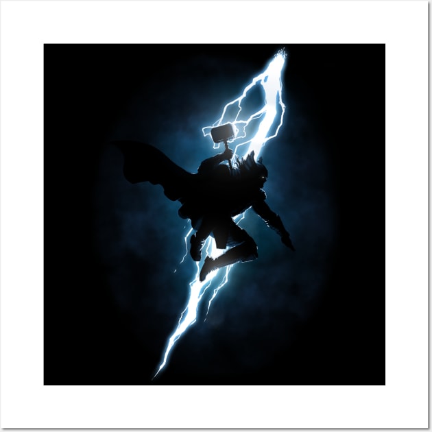 The Thunder God Returns Wall Art by SixEyedMonster